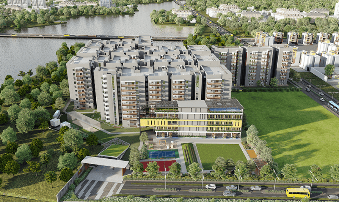 3BHK Apartment for Sale in Hallmark Sunnyside, Manchirevula - ₹1.80 Cr | Ready to Move - Image 1